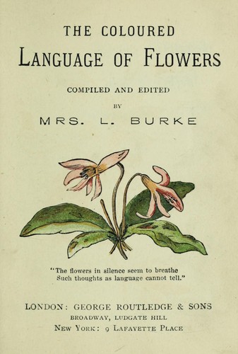 The coloured language of flowers