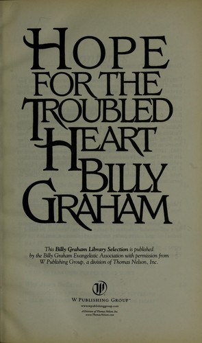 Hope for the troubled heart