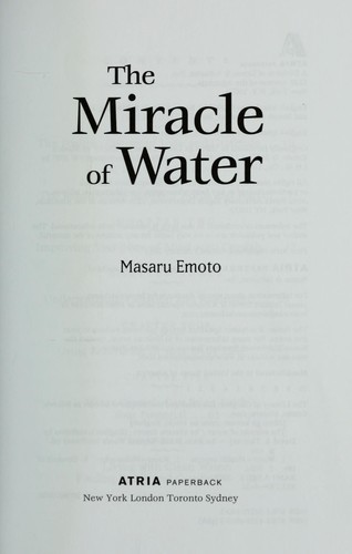 The miracle of water