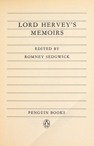 Lord Hervey's Memoirs (Lives and Letters)