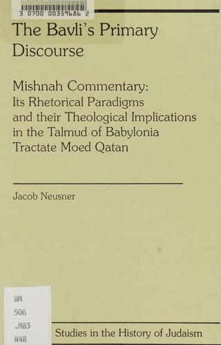 The Bavli's primary discourse