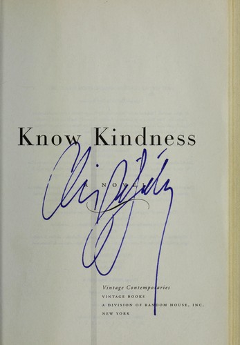 Before you know kindness