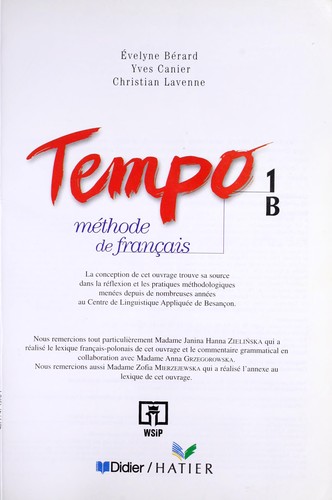 Tempo 1B
