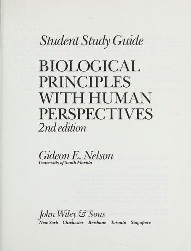 Student study guide
