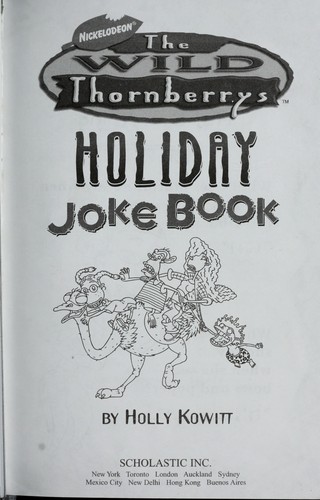Nickelodeon the wild Thornberrys holiday joke book