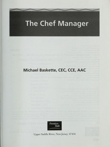 The chef manager
