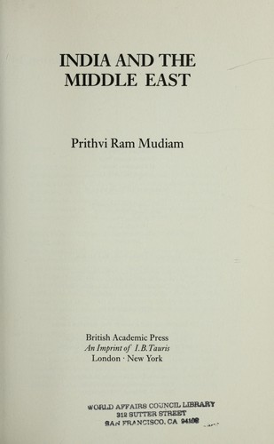 India and the Middle East