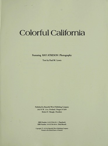 Colorful California