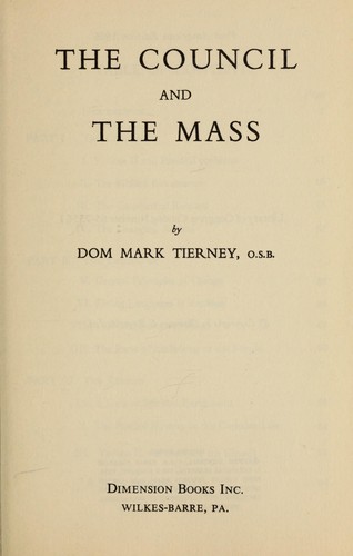 The Council and the Mass