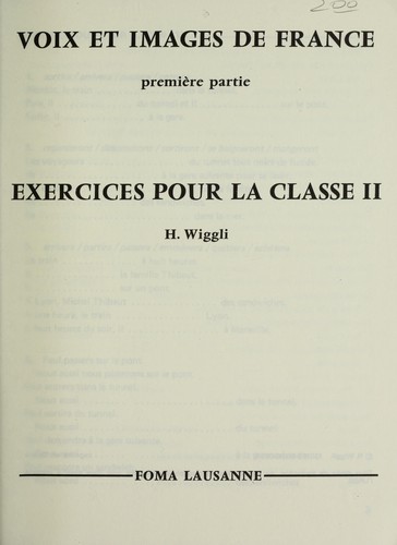 Exercices pour la classe