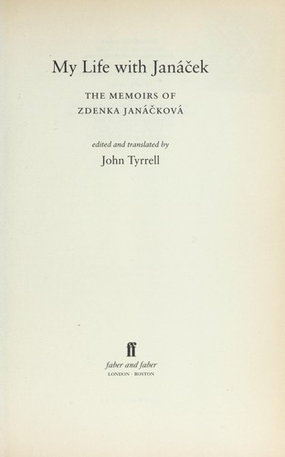 My life with Janáček