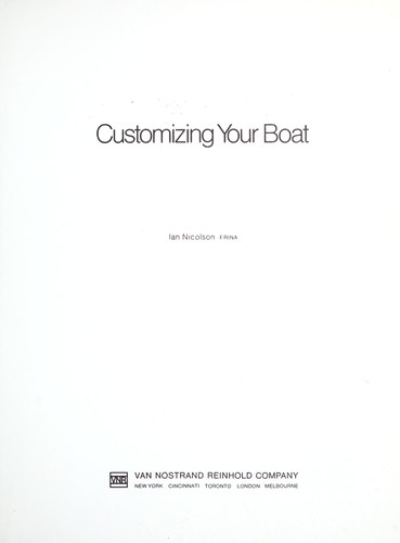 Customizing Your Boat