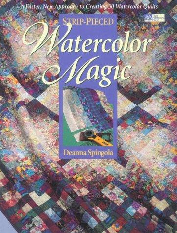 Strip-pieced watercolor magic