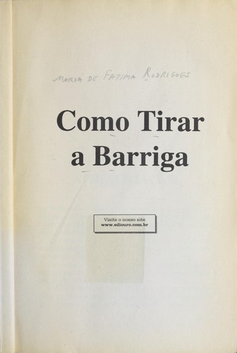 Como tirar a barriga