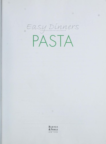 Easy dinners pasta
