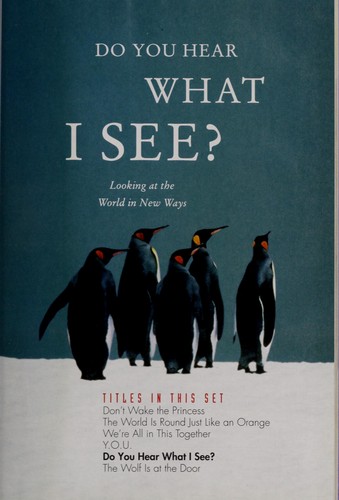 Do you hear what I see?