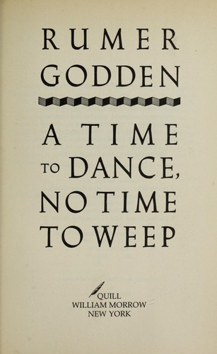 Time to Dance, No Time to Weep