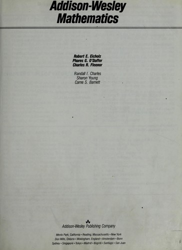 Addison-Wesley mathematics