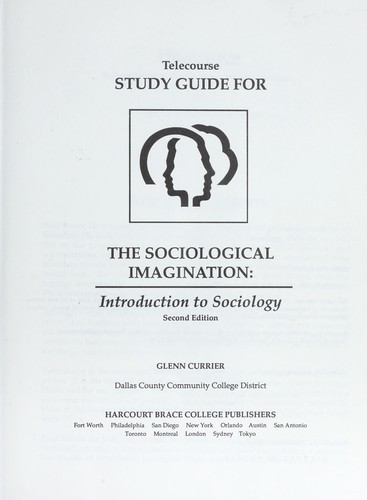 Telecourse Study Guide for Sociological Imagination