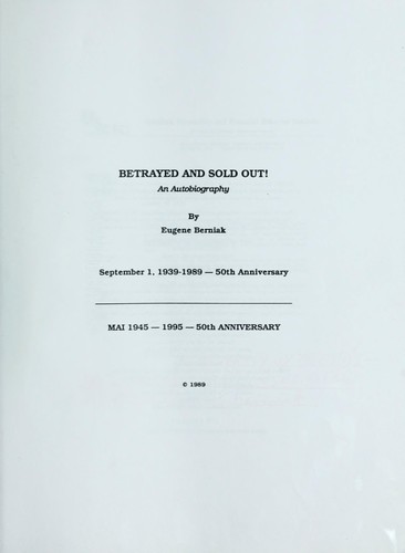 Betrayed and sold out!