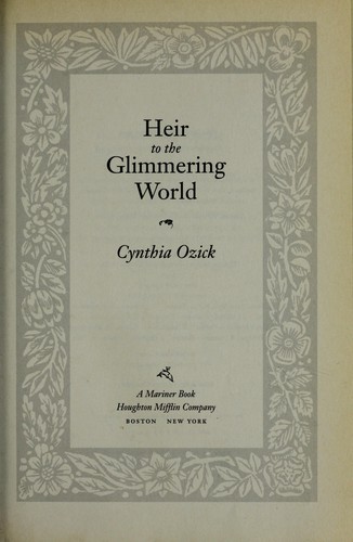 Heir to the glimmering world