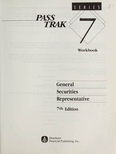 PassTrak series 7, general securities representative