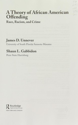 Race, racism, and crime