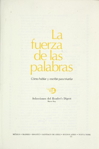 La Fuerza de las palabras