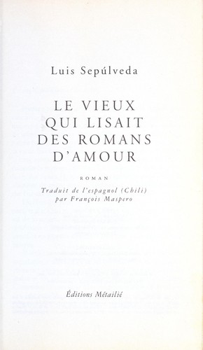 Le vieux qui lisait des romans d'amour