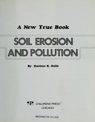 Soil erosion and pollution