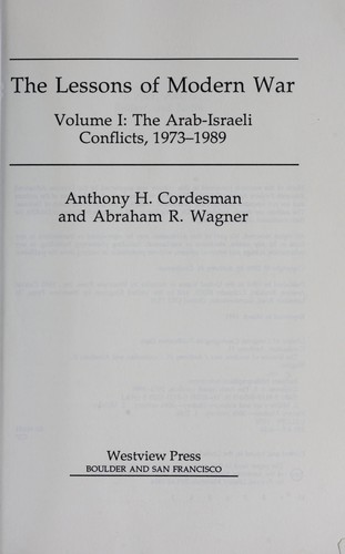 The lessons of modern war