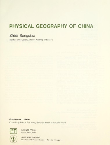 Physical geography of China