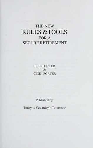 The new rules & tools for a secure retirement