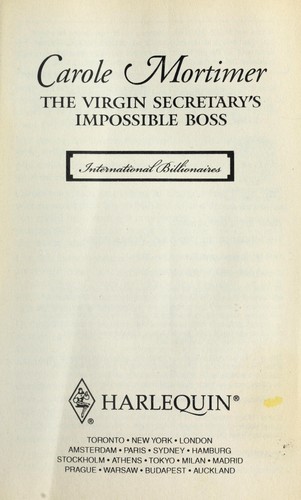 The virgin secretary's impossible boss