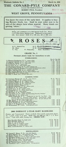 Wholesale bulletin
