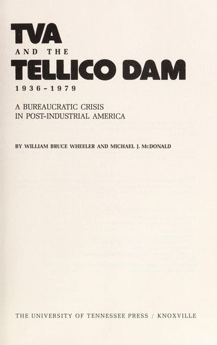 TVA and the Tellico Dam, 1936-1979