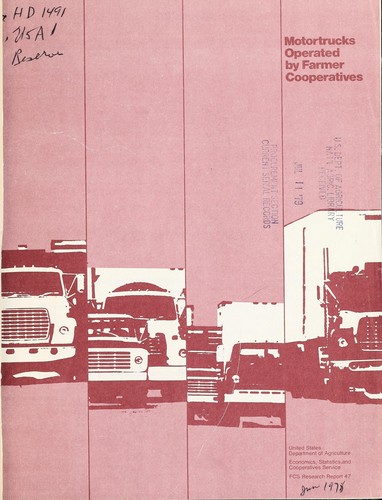 Motortrucks operated by farmer cooperatives