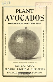 Plant avocados, Florida's most profitable fruit
