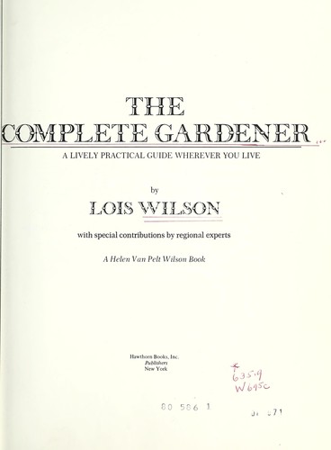 Complete Gardener