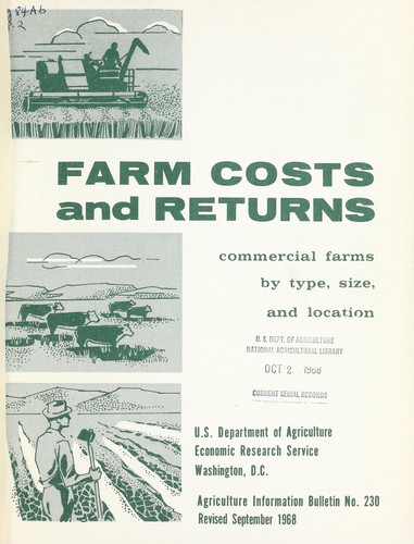 Farm costs and returns