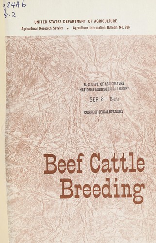 Beef cattle breeding