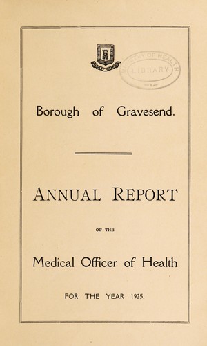 [Report 1925]