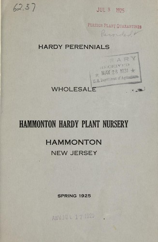 Hardy perennials wholesale