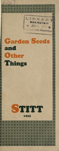 Garden seeds and other things