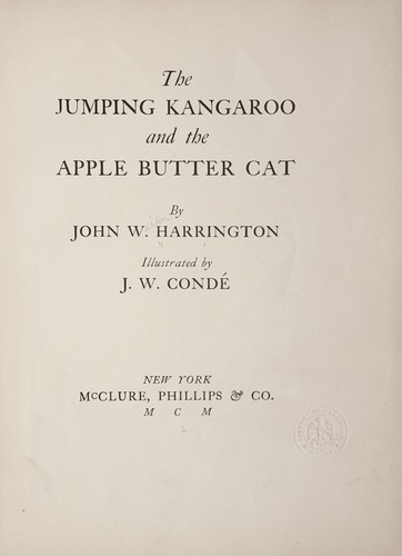 The jumping kangaroo and the apple butter cat