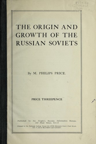 The origin and growth of the Russian soviets