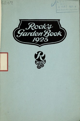 Rock's garden book