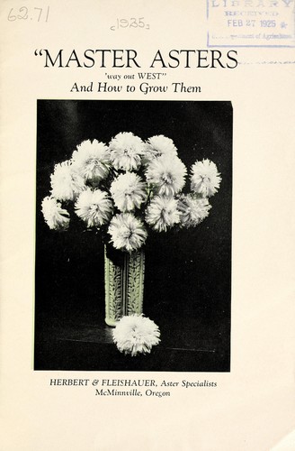 "Master asters 'way out West"