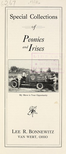 Special collections of peonies and irises