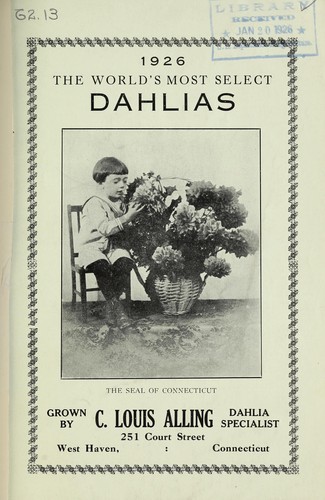 The world's most select dahlias